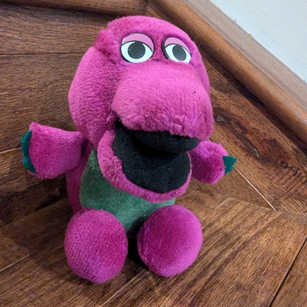 Barney 8.5" Vintage Plush Dinosaur - Picture 6 of 7